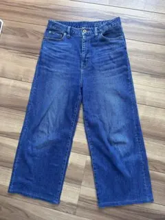 ★ ブルー ワイド ストレート デニム ★