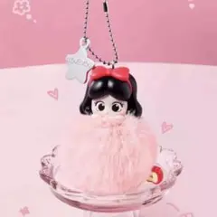 miniso ディズニー プリンセス ポンポンシリーズ キーホルダー 白雪姫