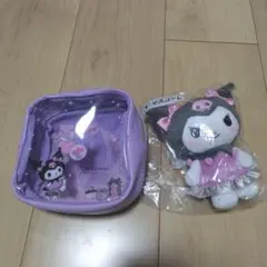 クロミ ポーチとマスコット セット　サンリオ当たりくじ