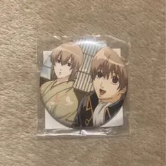 【希少】銀魂　沖田　ミツバ　缶バッジ　J-world 沖田総悟