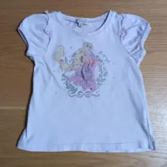 ☆カワイイany FAMディズニープリンセスラプンツェルパープルTシャツ110