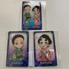 鬼滅の刃　花火大会2025 狛治と恋雪　D賞　アクリルクリアカード　3枚