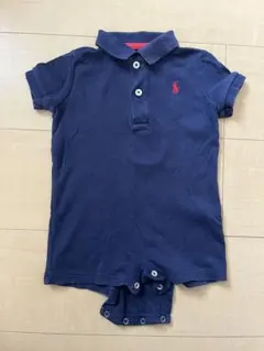 Ralph Lauren ネイビー ポロロンパース 6M ラルフローレン