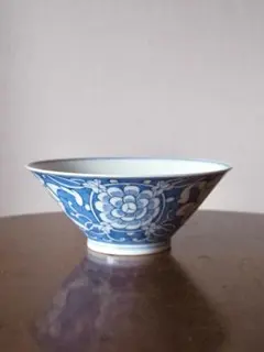 江戸時代 古伊万里 染付 花鳥文様 八角鉢 - メルカリ