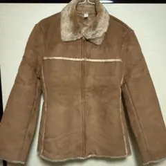 UNIQLO ムートンジャケット ブラウン Lサイズ ユニクロ ムートン