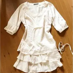 チュニックミニワンピース