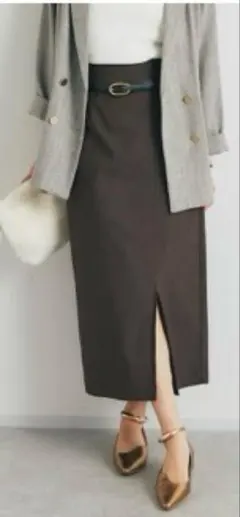 ⭐︎美品⭐︎un dix cors アンディコール ストレッチナロースカートのサムネイル