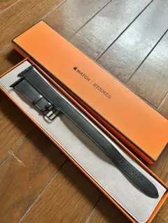 Hermès Apple Watch用レザーバンド ブラック