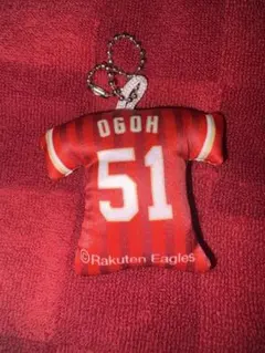 楽天イーグルス  ホームユニホーム  クッション キーホルダー 楽天イーグルス 武藤敦貴 ユニフォーム クッション キーホルダー キー