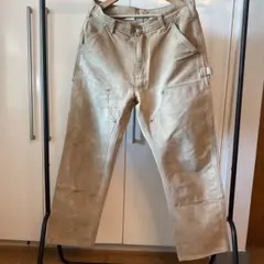 USA製 神サイズ W34 Carhartt カーハート ブラウン ダブルニー