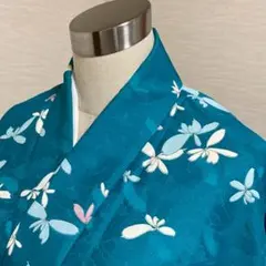 KA2390 洗える着物 小紋 身丈156cm ポリエステル 化繊