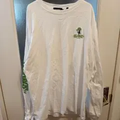 XLARGE 長袖シャツ XL ホワイト 猿デザイン