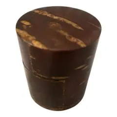 【未使用】樺細工 茶筒 桜皮 内蓋付 茶道具
