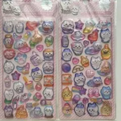 ぷくぷくシール　ぷっくりシール　2枚セット ちいかわ