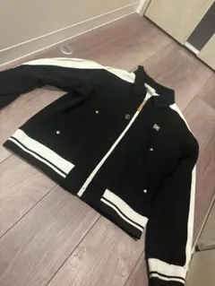 SATUR ブルゾン ジャケット ブラック　ジャージ