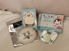 映画 ちいかわ 島二郎 3点セット ノベルティお顔バッジ メタルキーホルダーのサムネイル