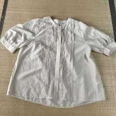 【美品】AuieF ホワイト 半袖シャツ　M