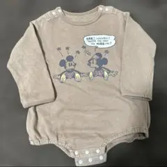 アプレレクール ベビー ディズニー ミッキーロンパース70-80