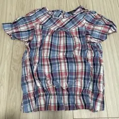 East Boy チェック柄 半袖トップス