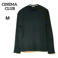【シネマクラブ】トップス　カットソー　Tシャツ　 ブラック 長袖 　 M