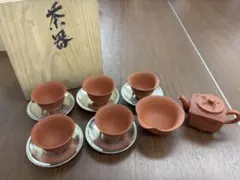 大神営御水碗形開栖風画伯煎茶道具案督商銘神路山。本日限定です