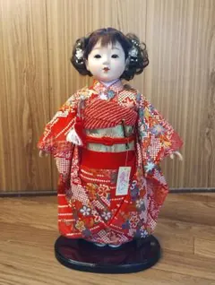 80年ほど前の市松人形。ふいごの仕掛あり。35㎝。 - メルカリ