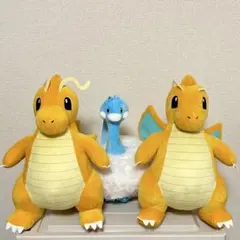ポケモン カイリュー ハクリュー ミニリュウ ポケモンセンター 手乗り