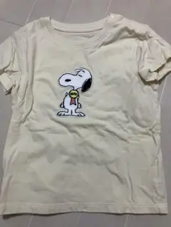 スヌーピー Tシャツ クリーム色