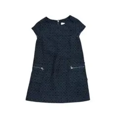 ZARA ワンピース　紺色　120 女の子　入園　発表会　フォーマル