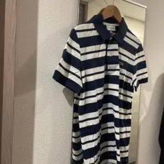 LACOSTE スリムフィット ポロシャツ ネイビー/ホワイト US XS