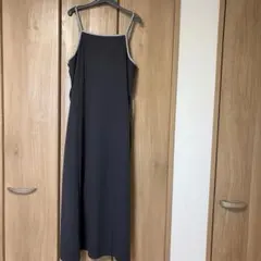 クラシカルエルフ　ダークグレー キャミソール ロングワンピース