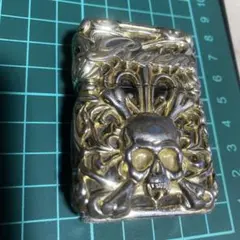 zippo オイルライター スカル 十字架 中古品 - メルカリ