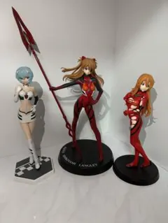 エヴァ アスカ レイ フィギュア3体セット 槍 渚 PIT
