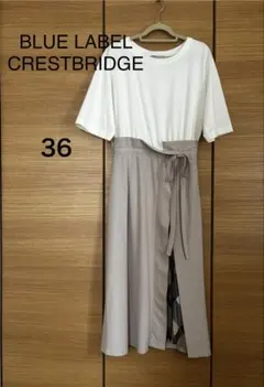 BLUE LABEL CRESTBRIDGE 半袖ワンピース 36