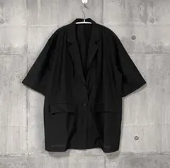 新品 タグ無 anuke Sheer Halfsleeve Jacket BK - メルカリ