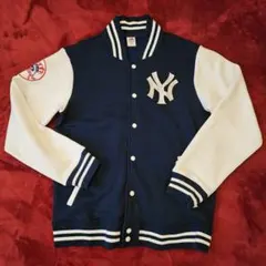 New York Yankees スタジャン ネイビー/ホワイト