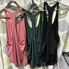 ヨガウェア　タンクトップ3枚セットLサイズ