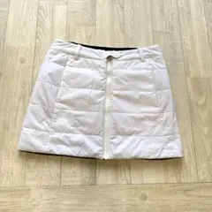 ブリフィング　リバーシブルスカート（迷彩柄、ホワイト）　キルティング