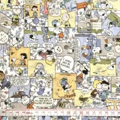 LIBERTY×スヌーピーComic Strip Cosmos 約54×30cm