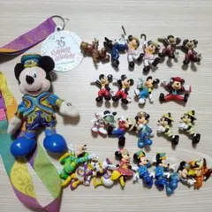 TDS ミッキー ミニー ぬいぐるみバッジ8点セット - メルカリ