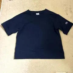 チャンピオン　半袖スウェットトップス ネイビー