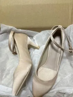RANDA・7wayパンプス/サテンベージュ