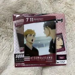ハイキュー!!スクエアCANバッジ　稲荷崎高校BOX 宮侑宮治