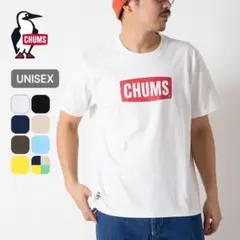 チャムス　ロゴTシャツ / CHUMS Logo T-Shirt L白のサムネイル