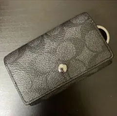 新品　COACH コーチ　キーケース 5リング　シグネチャーのサムネイル