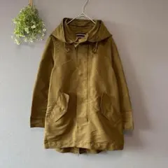 ブランシェス［130］クール可愛い◎薄手軽やか◎フード取外し可◎モッズコート