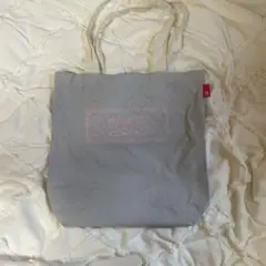 グレー エコバッグ スヌーピープリント