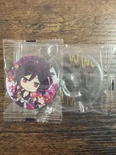 地獄楽 杠 缶バッジ　付属カバー付き