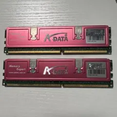A-DATA DDR3 メモリ ピンク　2枚