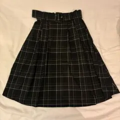 ZARA 膝丈　チェックスカート